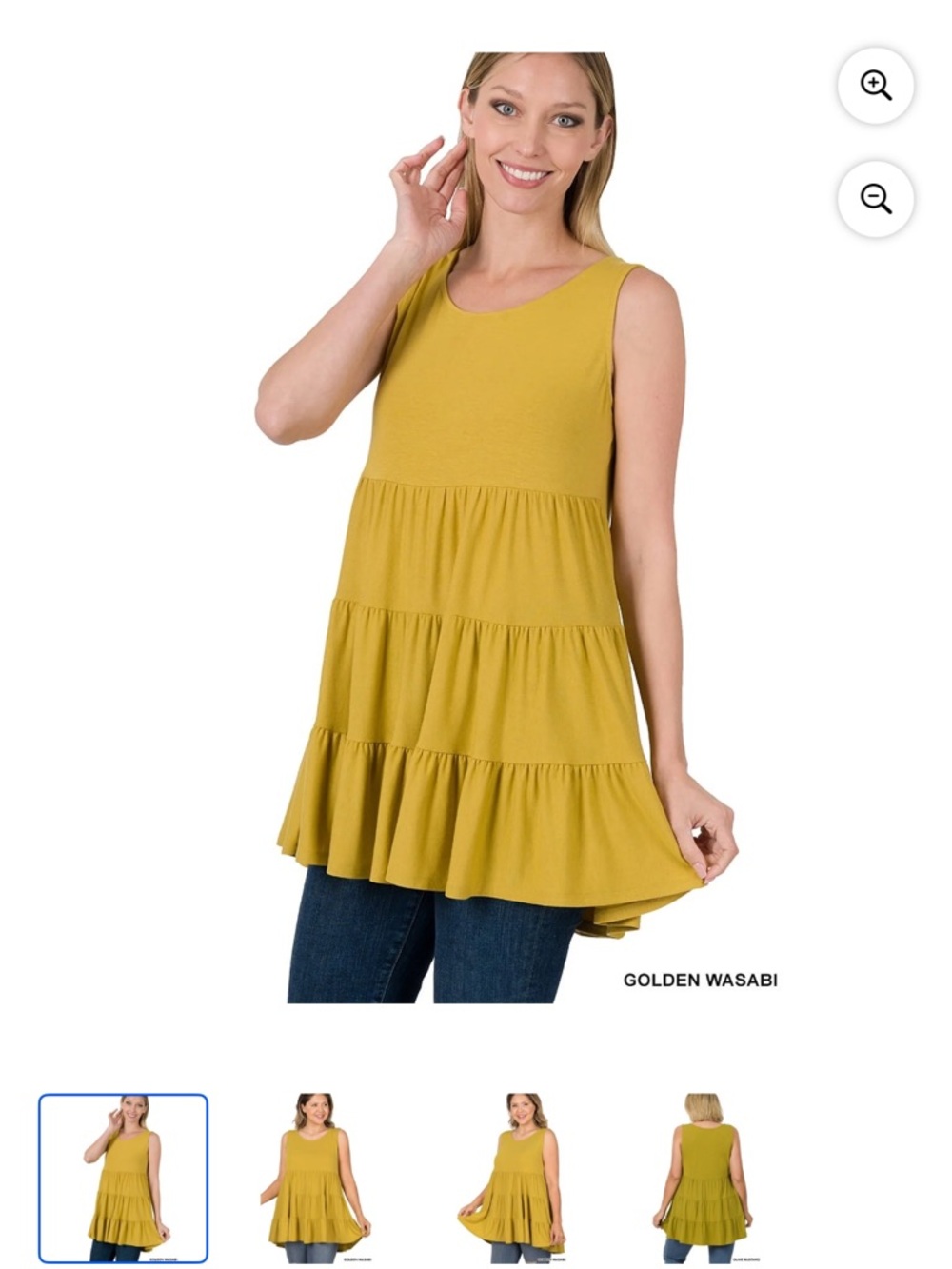 Zenana Outfitters Tired Flowy Summer Top
